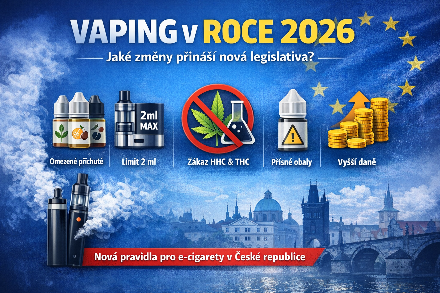 Vaping v roce 2026: Jaké změny přináší nová legislativa