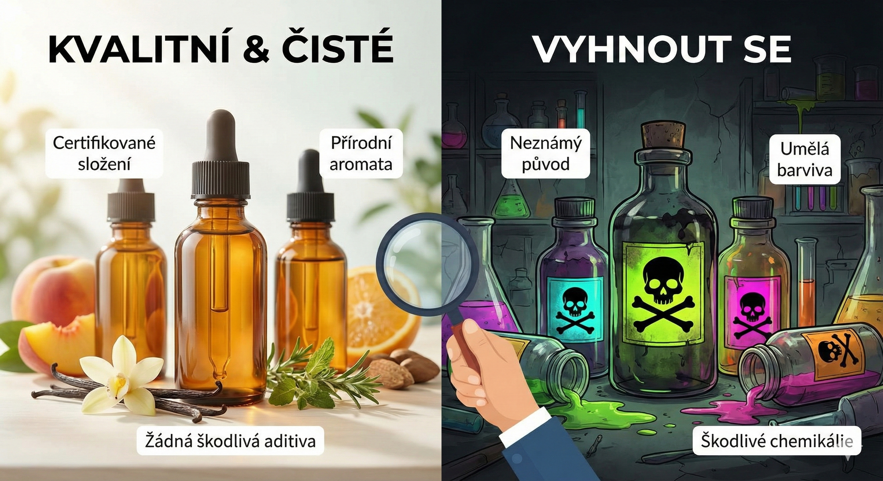Jak poznat kvalitní liquid do e-cigarety a čemu se raději vyhnout