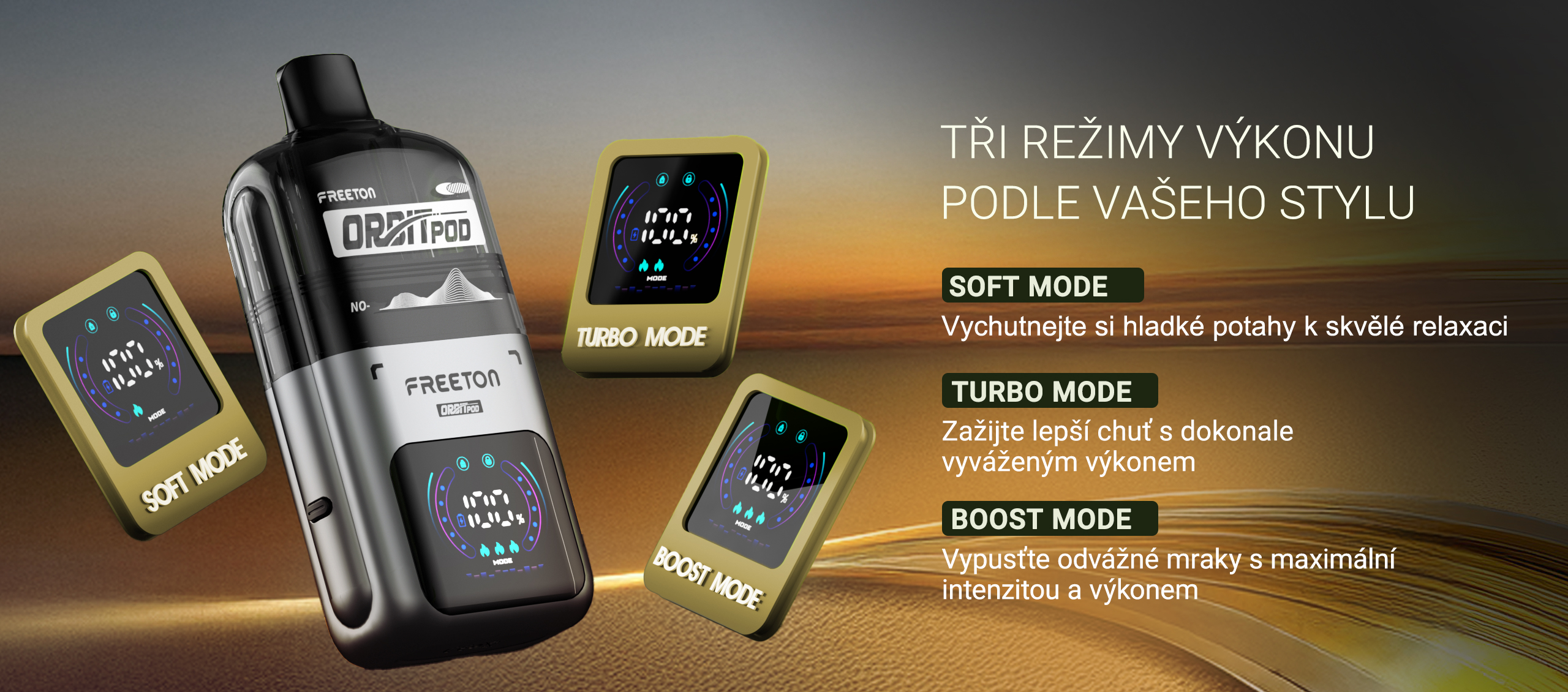 HECCIG ORBIT Pod 2 ml + 10 ml – Champagne gold