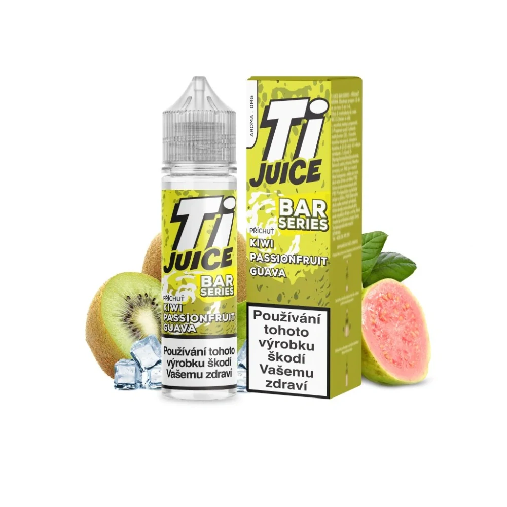 Příchuť TI Juice Bar Series - Kiwi Passionfruit Guava SnV 10ml