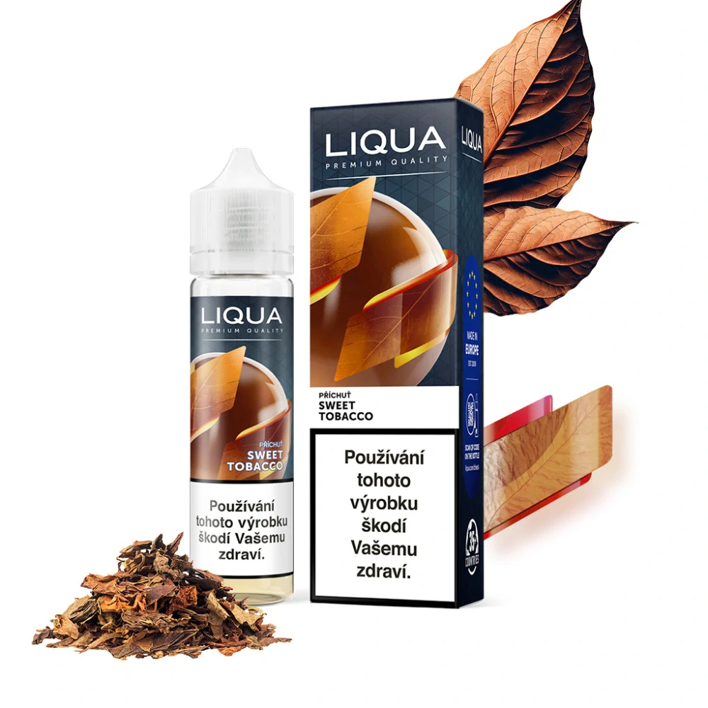 Příchuť LIQUA Mix&Go: Sweet Tobacco (Tabák s karamelem a vanilkou)