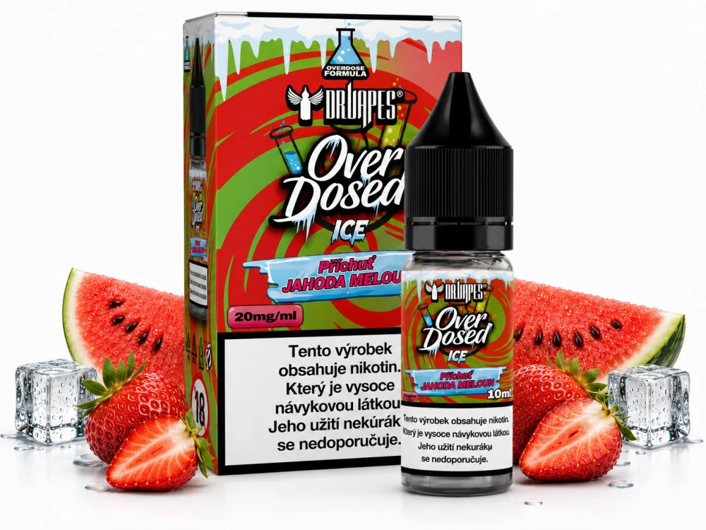 Dr. Vapes Overdosed Ice Jahoda Meloun 20 mg/ml – 10 ml