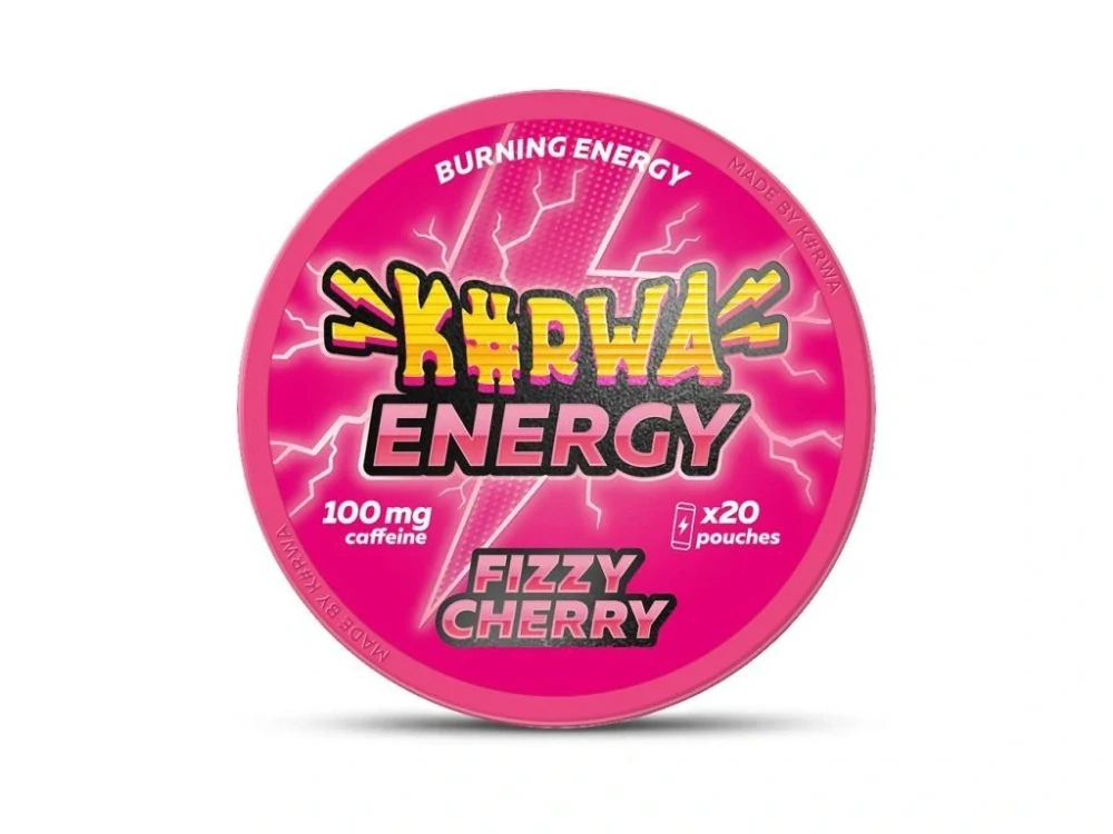KURWA Energy Kofeinové Sáčky - Fizzy Cherry 100mg