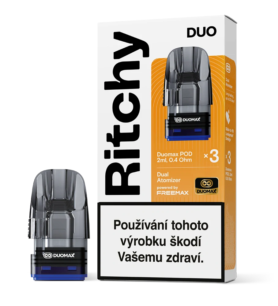 Ritchy DUO Pod Duomax – Náhradní cartridge 0,4 Ω (3 ks)