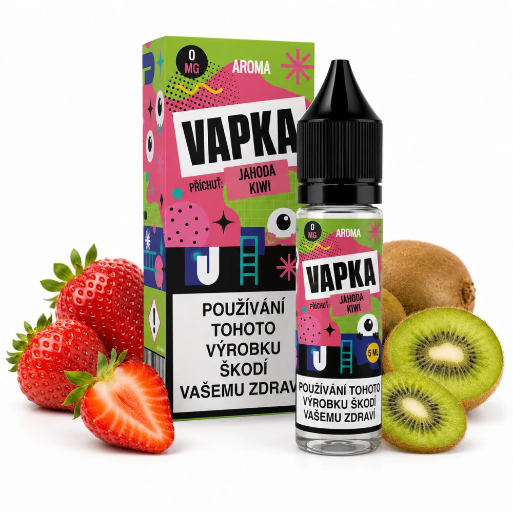 Vapka Jahoda Kiwi 5ml/ 60ml Shake and Vape