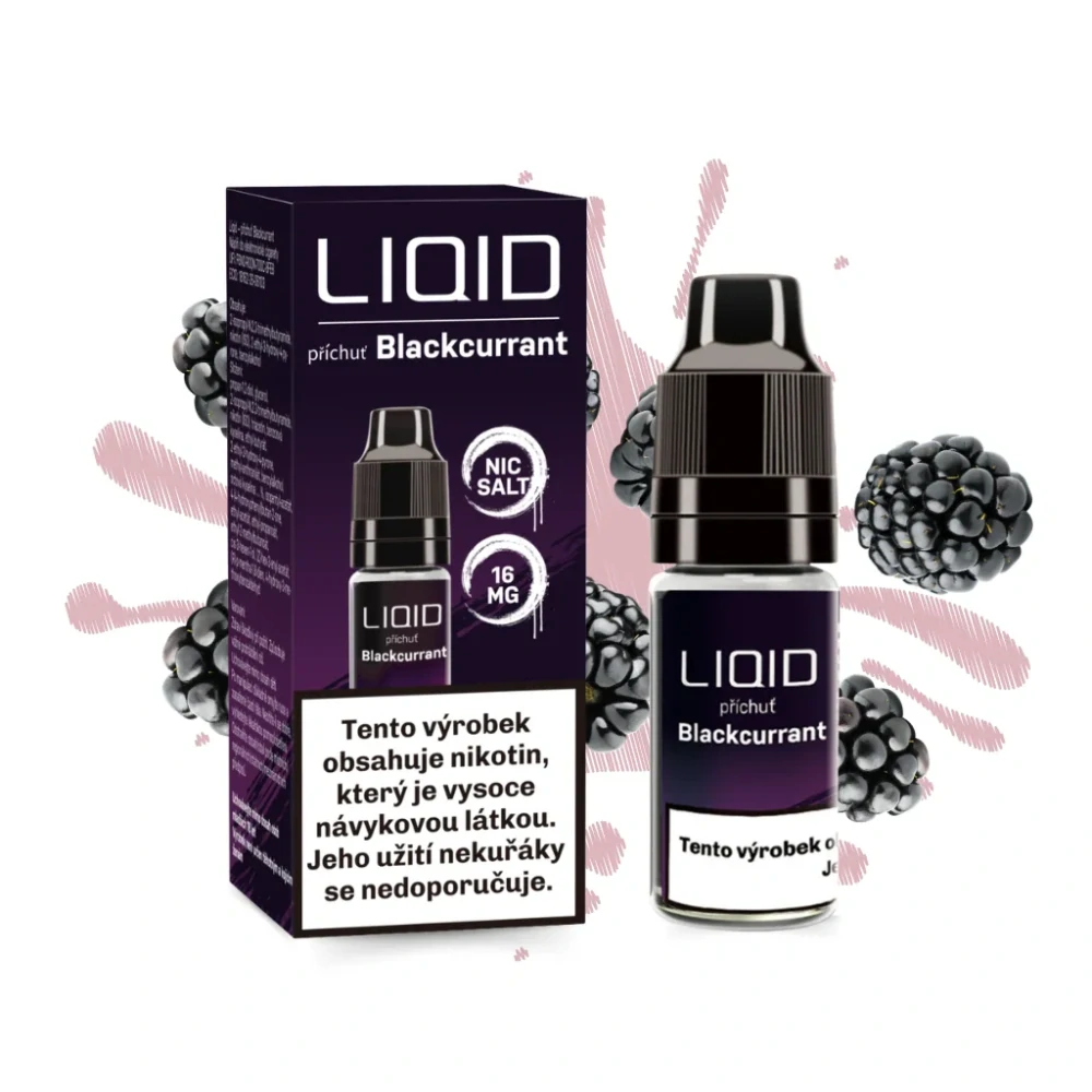 LIO LIQID Blackcurrant (Černý rybíz) 16 mg/ml – 10 ml