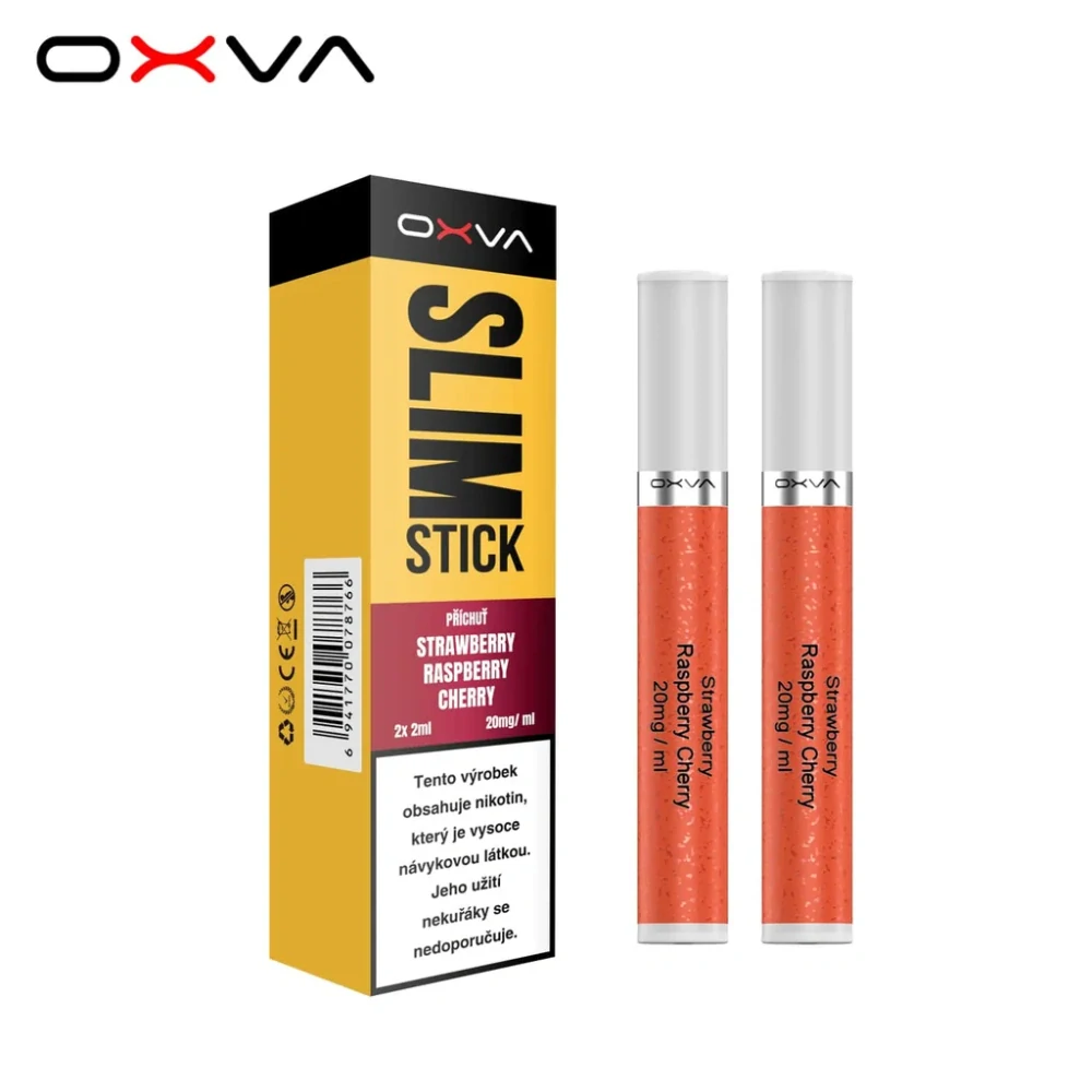 OXVA SlimStick Pods Strawberry Raspberry Cherry (Jahoda, malina a třešeň) 20 mg/ml – 2× 2 ml
