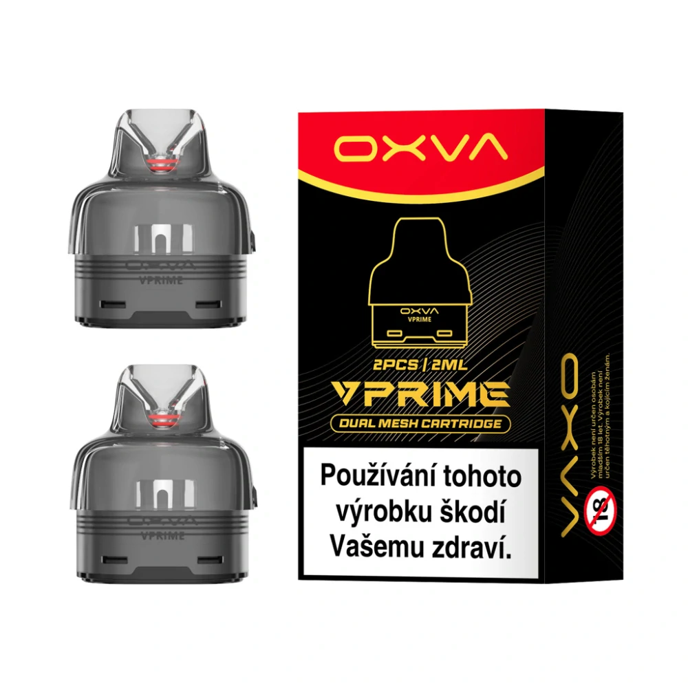 OXVA VPRIME Dual Mesh Cartridge 0,6 Ω – 2 ml, 2 ks
