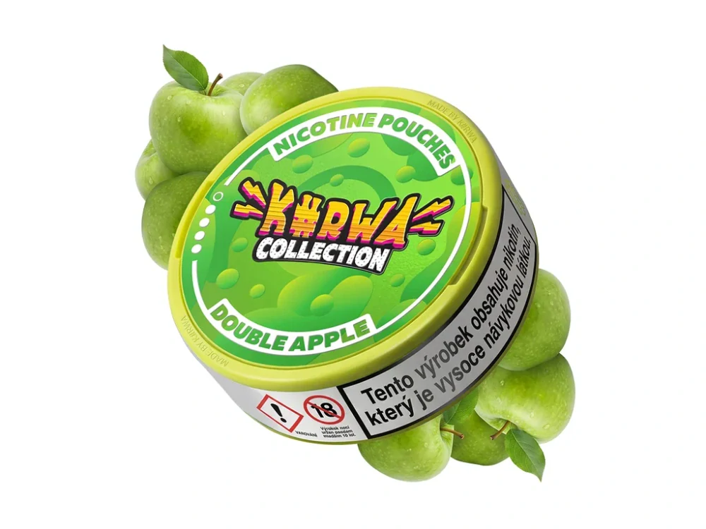 KURWA Collection Double Apple – nikotinové sáčky 12 mg, 20 ks