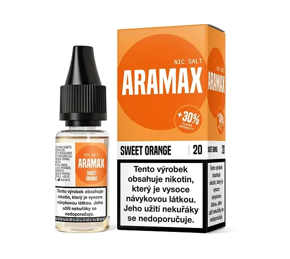 Aramax Salt Sweet Orange (Sladký pomeranč) 10ml 20mg