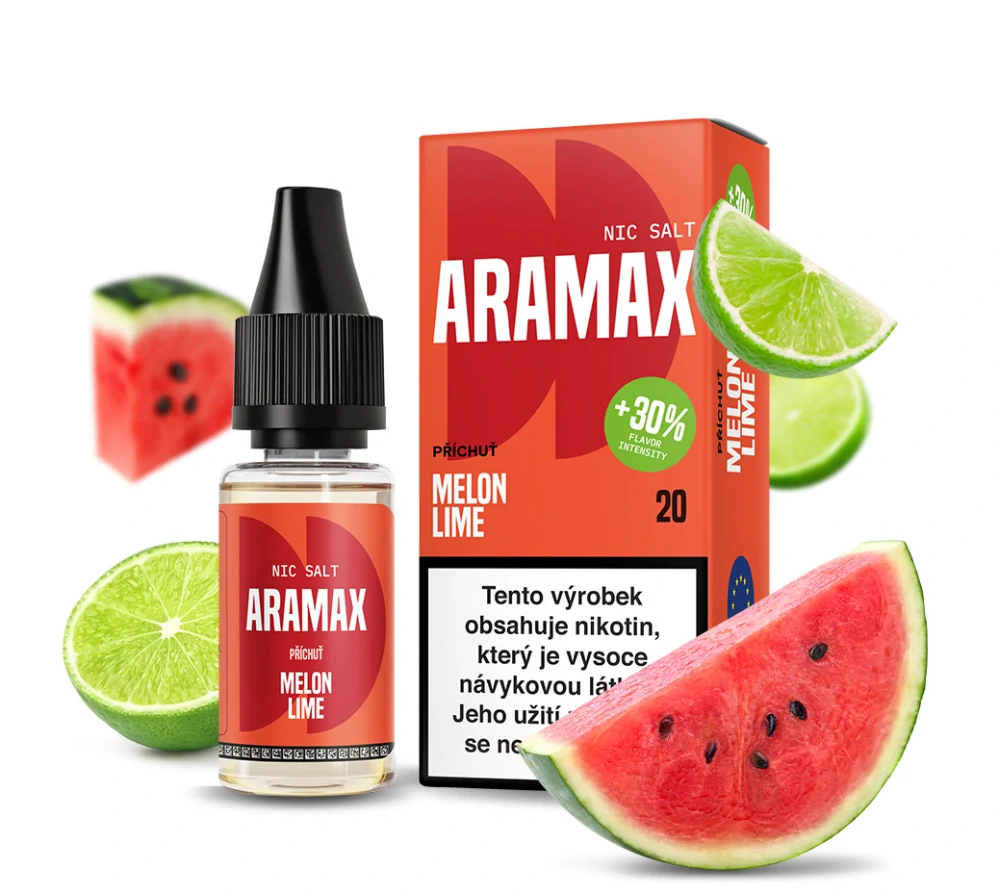 Aramax Salt Melon Lime (Meloun s limetkou) 10ml 10mg
