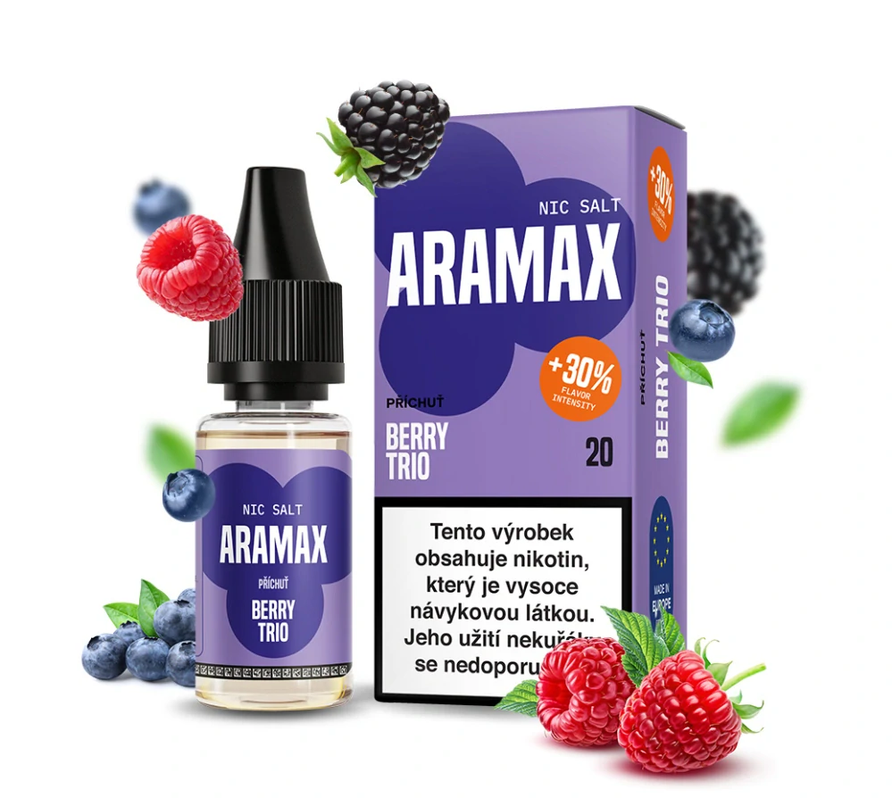 Aramax Salt Berry Trio (Bobulovitá směs) 10ml 10mg