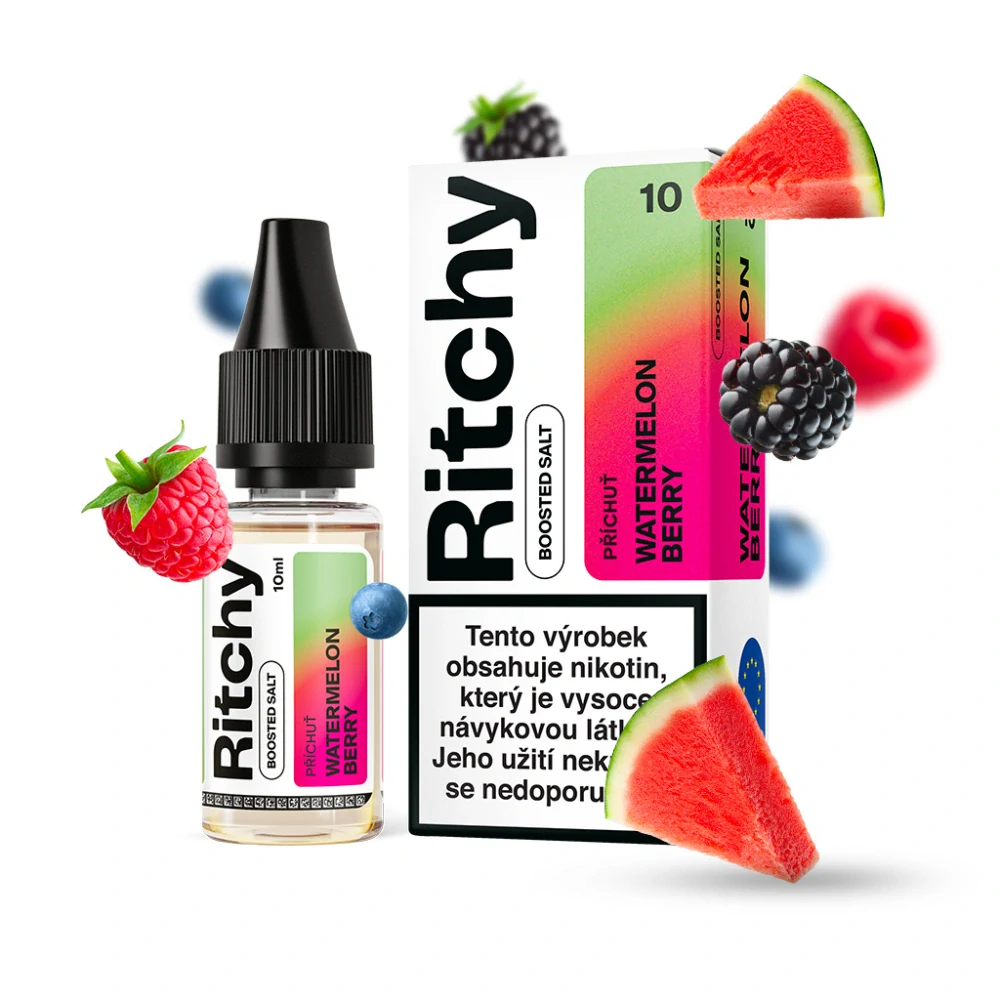 Ritchy Salt Watermelon Berry 10mg (Meloun s lesními plody) 10ml