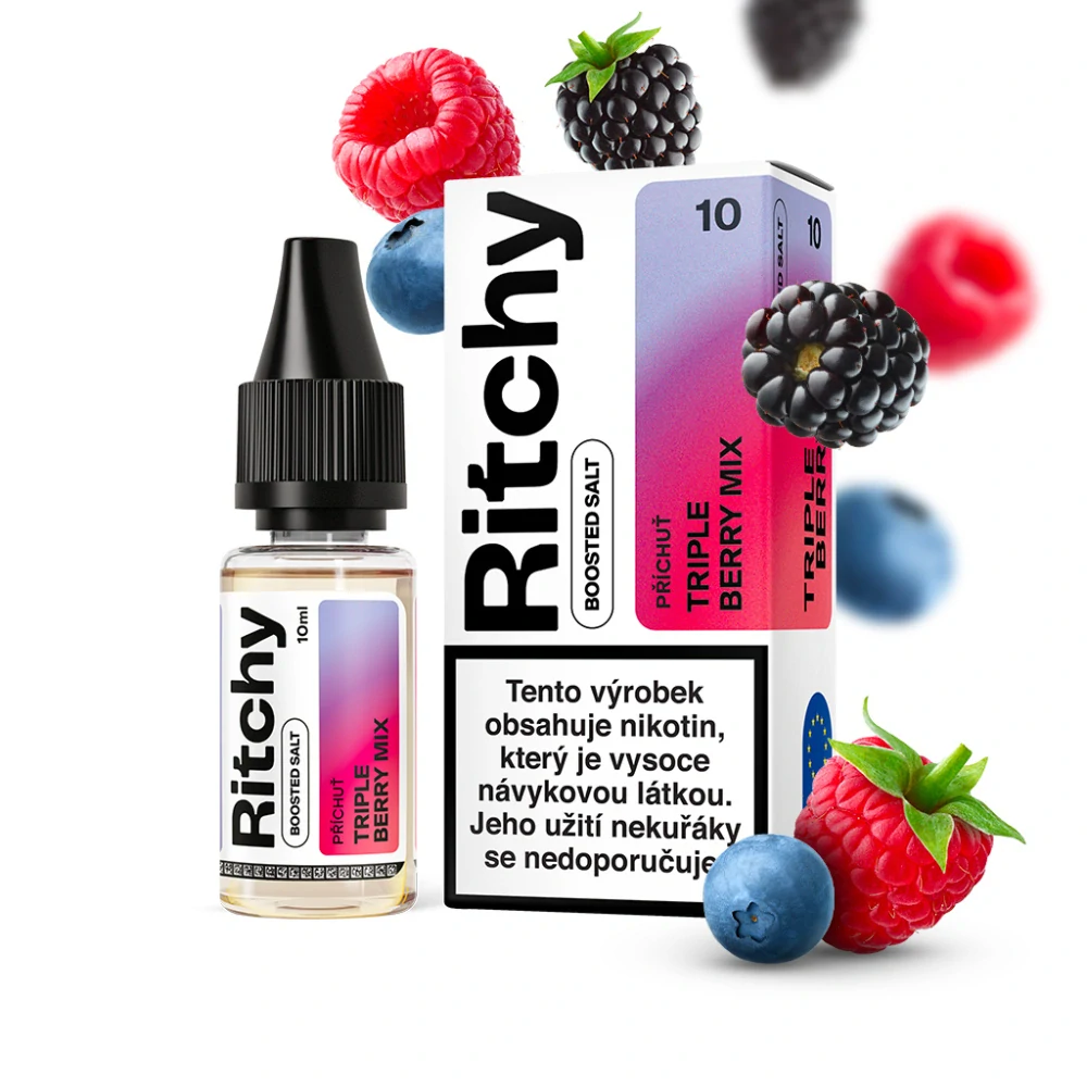 Ritchy Salt Triple Berry Mix 10mg (Bobulovitý mix) 10ml