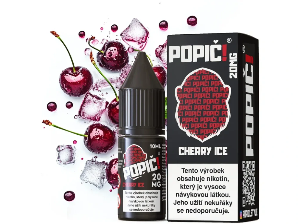 POPIC! Salt – Cherry Ice (Nic Salt 20 mg) – 10 ml