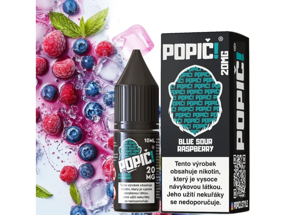POPIC! Salt – Blue Sour Raspberry (Nic Salt 20 mg) – 10 ml