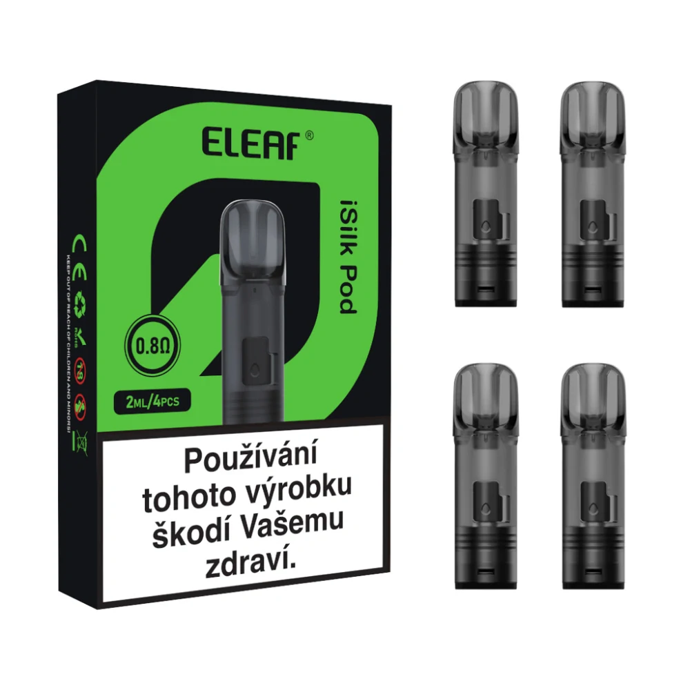 Eleaf iSilk Pod Cartridge Mesh 1,0 Ω 2 ml – 4 ks