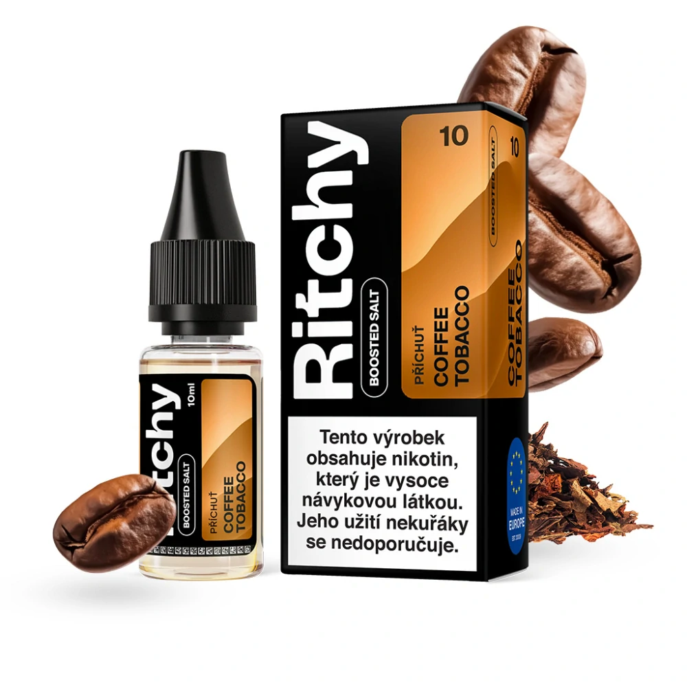 Ritchy Salt Coffee Tobacco 10mg (Tabák s kávou) 10ml