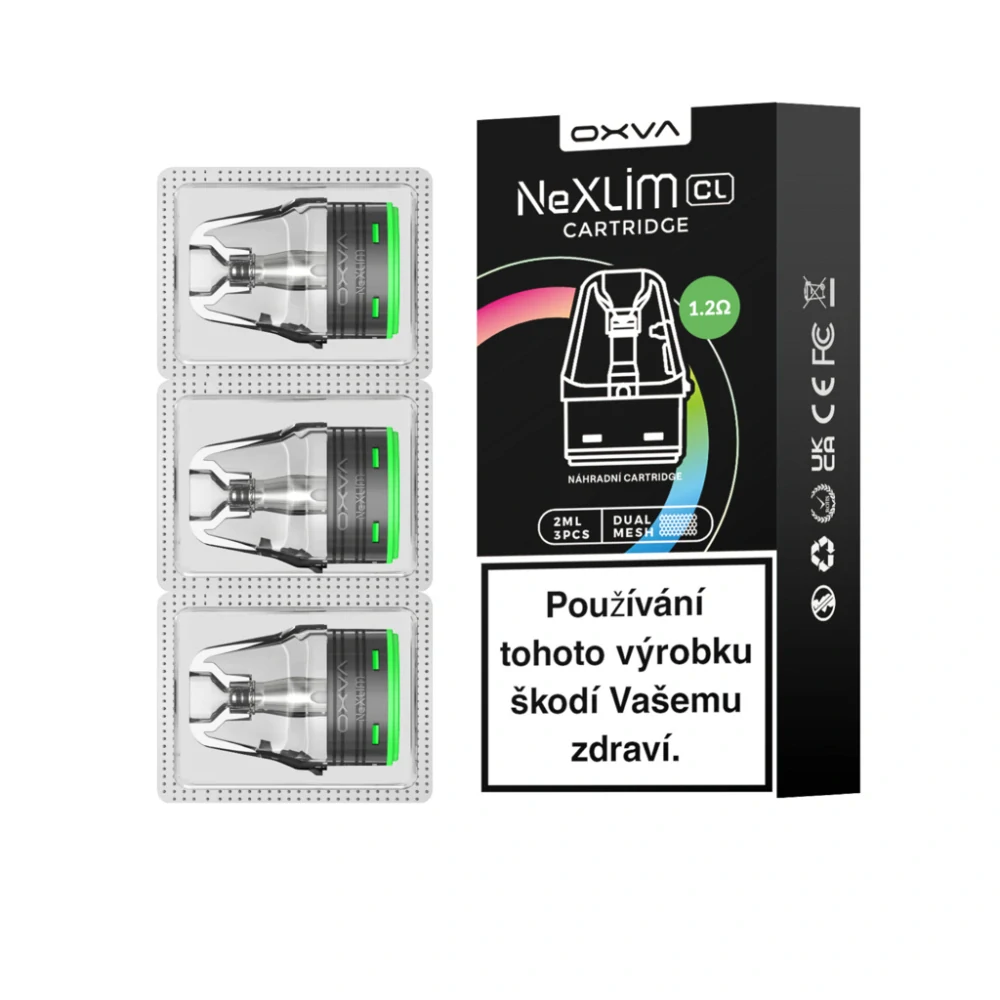 OXVA NeXLIM CL Pod 2ml náhradní cartridge 3ks 1,2ohm