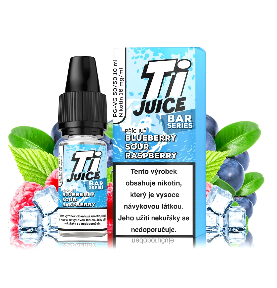 TI Juice Bar Series – Blueberry Sour Raspberry (Nic Salt 16 mg) – 10 ml