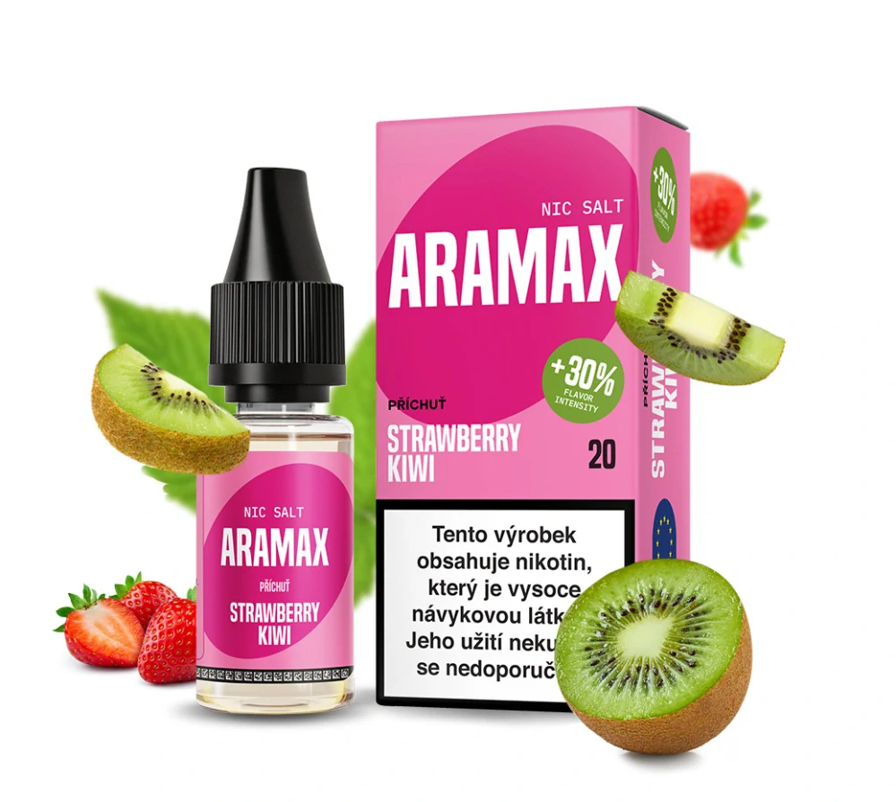 Aramax Salt Strawberry Kiwi (Jahoda a kiwi) 10ml 20mg