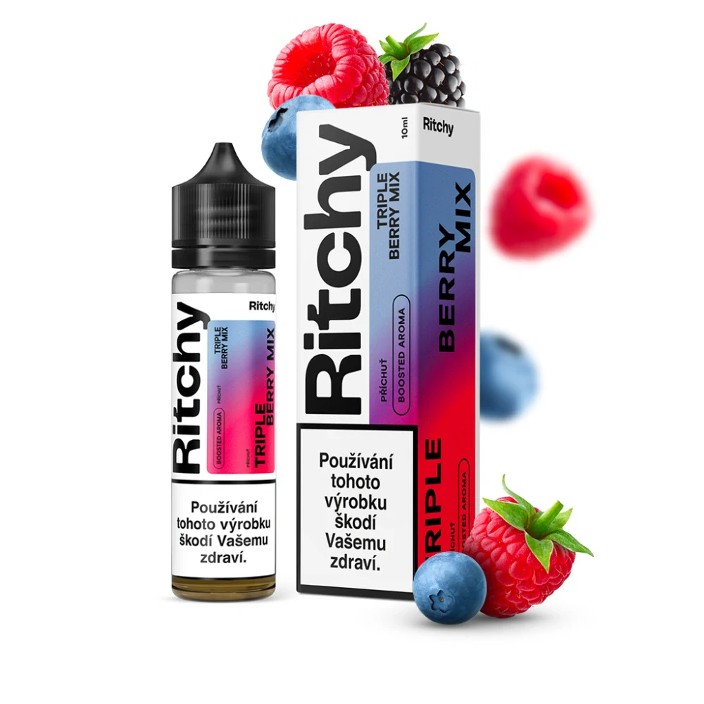 Příchuť Ritchy S&V: Triple Berry Mix (Bobulovitý mix)