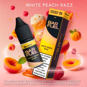 BAR FUEL – e-liquid – White Peach Razz 20mg
