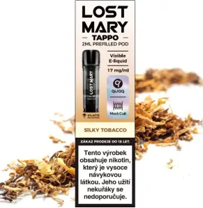 Lost Mary TAPPO předplněná kapsle (Silky Tobacco) 1ks 17mg