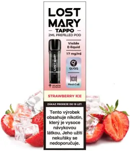 Lost Mary TAPPO předplněná kapsle (Strawberry Ice) 1ks 17mg