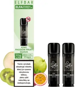 Elf Bar ELFA Pods cartridge 2Pack Kiwi Passion Fruit Guava 20mg 