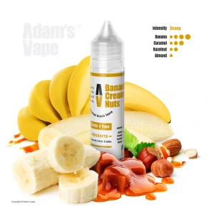 Příchuť Adam's Vape S&V: Banana Creamy Nuts (Banány s krémovým karamelem a ořechy)