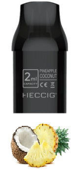 Heccig NUTRISTICK DV2 2x cartridge PINEAPPLE COCONUT ananas kokos 15 mg
