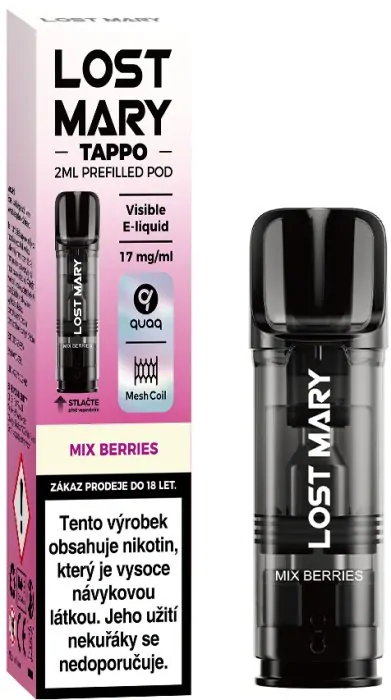 Lost Mary TAPPO předplněná kapsle (Mix Berries) 1ks 17mg