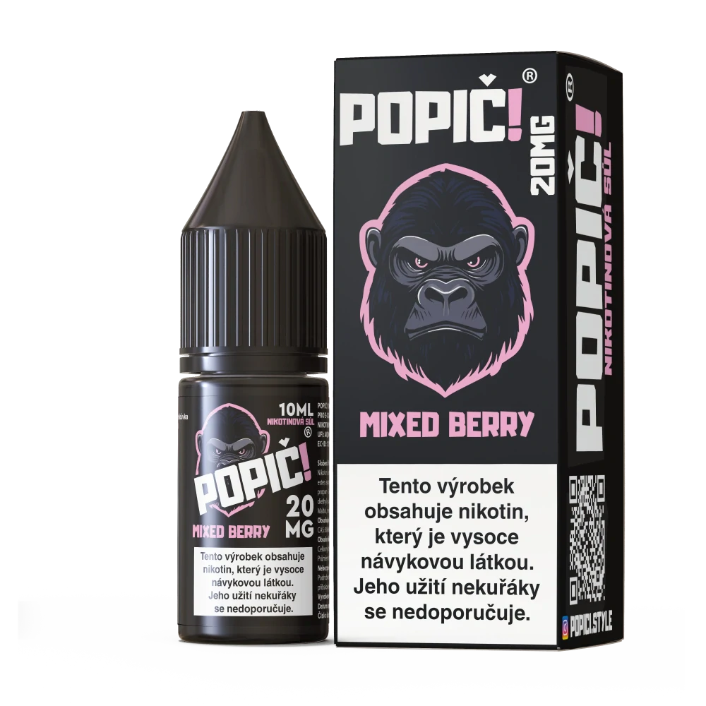 POPIČ! SALT - Mixed Berry 20mg - E-liquid 10ml