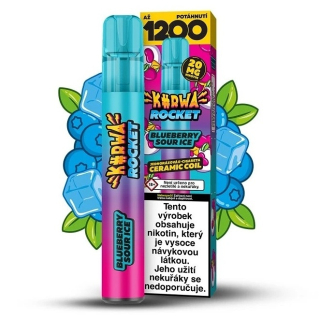 Kurwa Rocket - Blueberry Sour ICE - 20mg