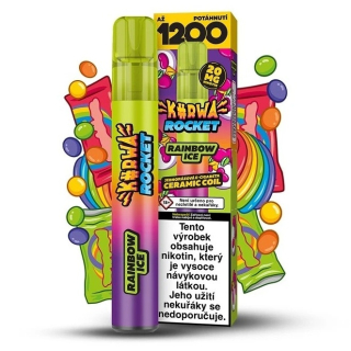 Kurwa Rocket - Rainbow ICE - 20mg