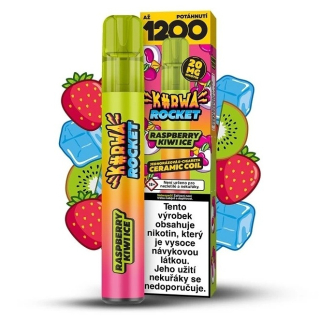 Kurwa Rocket - Raspberry Kiwi ICE - 20mg
