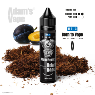 Příchuť Born to Vape S&V: Plum Engine (Opravdový tabák se švestkou)