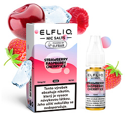 Liquid ELFLIQ Nic SALT Strawberry Raspberry Cherry Ice 10ml - 10mg 