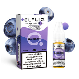 Liquid ELFLIQ Nic SALT Blueberry 10ml - 10mg 