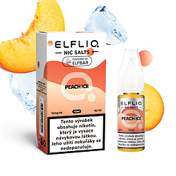 Liquid ELFLIQ Nic SALT Peach Ice 10ml - 20mg 