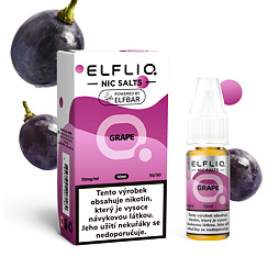 Liquid ELFLIQ Nic SALT Grape 10ml - 10mg 