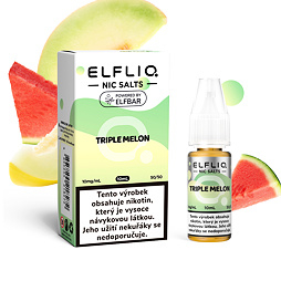 Liquid ELFLIQ Nic SALT Triple Melon 10ml - 20mg 