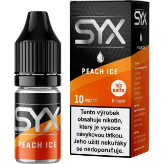 E-liquid - SYX NS - Peach Ice 10 mg