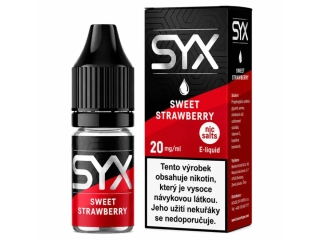 SYX NS Sweet Strawberry Ice (Sladká ledová jahoda) 20 mg/ml – 10 ml