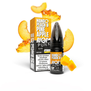 Riot Hybrid Salt Mango Peach Pineapple (Mango, broskev a ananas) 10ml 5mg