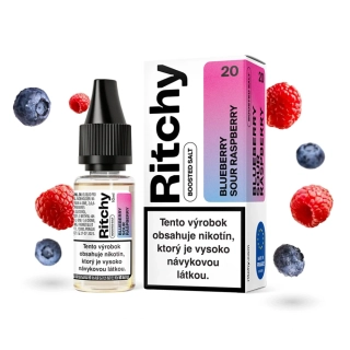 Ritchy Salt Blueberry Sour Raspberry (Nakyslá borůvka s malinou) 10ml 10mg