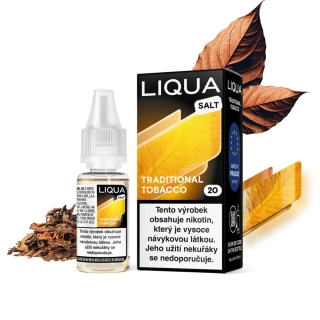 LIQUA Salt Traditional Tobacco (Tradiční tabáková směs) 10ml 10mg