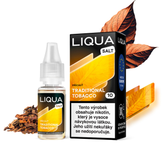 LIQUA Salt Traditional Tobacco (Tradiční tabáková směs) 10ml 20mg