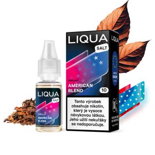LIQUA Salt American Blend (Americká tabáková směs) 10ml 10mg